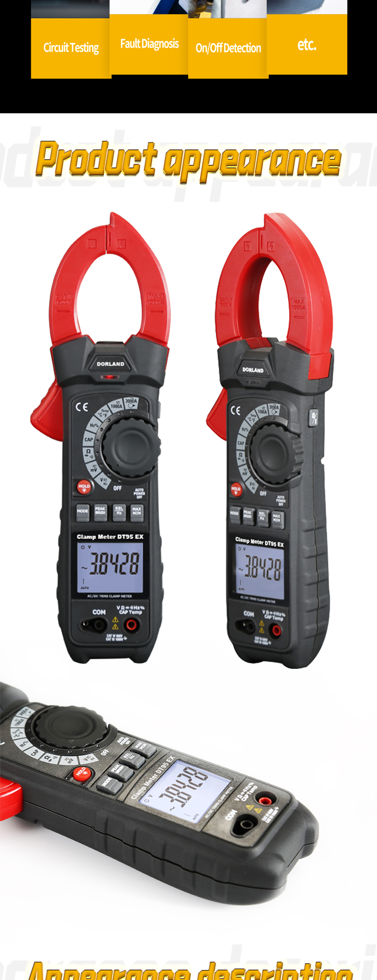 Clamp Meter DT95 EX 详情页 EN_08 