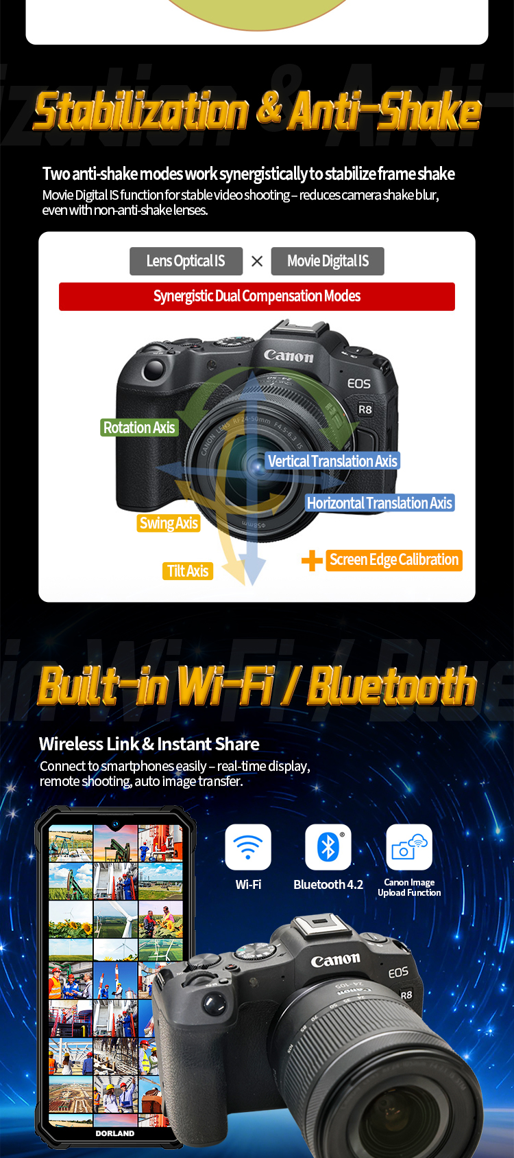 دوربین خارجی R8. R8详情页EN_07 